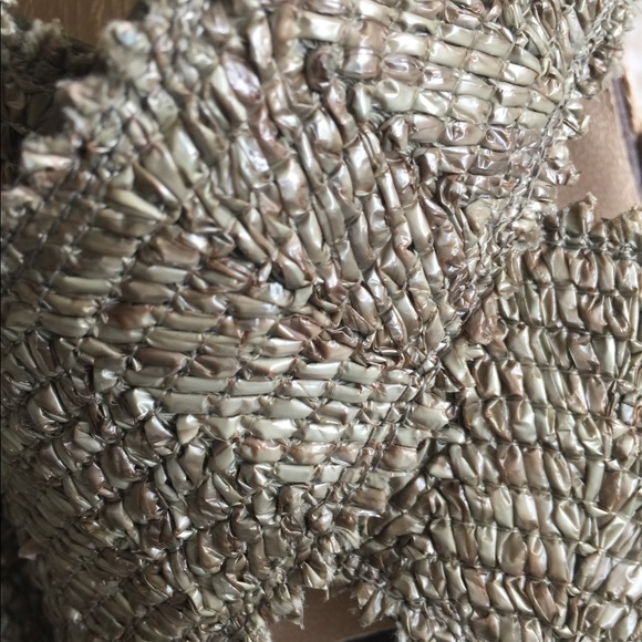 Stuart Weitzman olive raffia rope wedge sandals - Picture 11 of 13